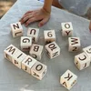 Cubes en bois Ulanik avec lettres et chiffres anglais Voir les images du produit 5