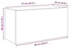 Armadio a muro per bagno grigio cemento 60x25x30 cm Anteprima dell’immagine prodotto 8