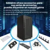 Extralink Armario Rack de Suelo 27U 19" 600 × 600 mm, Negro Vista previa de la imagen del producto 3