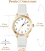 Watch Damenuhr Damen Armbanduhr Analog Quarzuhr mit Produktbild-Vorschau 3
