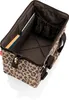 An open leopard-print tote bag with books and a tablet inside, shown from a slightly elevated angle against a white background. Náhled obrázku produktu