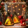 Retro-Weihnachtslaternen mit LED-Kerzen, 2 pcs wetterfest, Produktbild-Vorschau 5