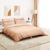 vidaXL Ensemble de literie rose 240x220 cm coton Voir les images du produit 2
