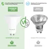 A comparison between a Lumiled LED lamp and a traditional incandescent lamp, highlighting energy savings and lifespan. Produktbild-Vorschau