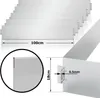 Okraje trávnika Kovové 100 x 18 cm 5m okraje Kosenie Náhľad obrázku produktu 2