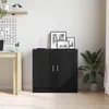 vidaXL Regał na książki czarny imitacja dębu 82,5 x 30,5 x Podgląd zdjęcia produktu 4