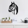 Wallity, Horse Head, Wanddeko, Schwarz, Metall, 40 x 55 cm Produktbild-Vorschau 1
