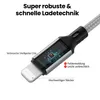 USB-A auf iPhone Nylon Kabel Typ A Ladekabel für iPhone - Produktbild-Vorschau 3