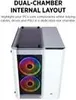 CORSAIR Geh Micro ATX Crystal 280X RGB White (Tempered Gla Produktbild-Vorschau 18