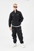 Jogginghose Oversize Fit Polyamid Trainingshose L Schwarz Produktbild-Vorschau 3
