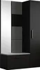 Masseno Garderobe-Set MODULO 120,6/204/40 cm Modern Produktbild-Vorschau 1