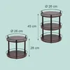 Scaffale girevole per spezie Relaxdays, 2 ripiani, Anteprima dell’immagine prodotto 4