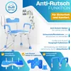KESSER® Duschhocker mit Lehne höhenverstellbar in 6 Stufen Produktbild-Vorschau 3