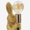 Mauro Ferretti Kaninchen Tischlampe E27 13x17x35,5 cm gold Produktbild-Vorschau 10