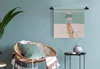 MuchoWow® Wandteppich Wandbehang Sommer - Eiscreme - Blau Produktbild-Vorschau 4