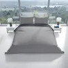 Baumwolle Bettwäsche Set 135x200 cm Feinbiber Grau Produktbild-Vorschau 5