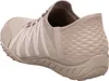 A side view of a beige and gray women's sneaker. Náhled obrázku produktu