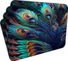Tischset Satz mit 4 Stück 40x30 cm Peacock Eye 1 Produktbild-Vorschau 1