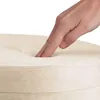 Tabouret avec coffre de rangement aspect velours Voir les images du produit 8