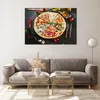 Bilder auf glas - Pizza Käse Tomaten - 100x70cm - Produktbild-Vorschau 7