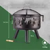 Vonhaus Feuerstelle aus bronzegetönter Stahl mit Produktbild-Vorschau 2