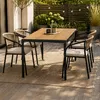 Zestaw mebli ogrodowych balkon stół Allen Pro 130x70W + 4x Podgląd zdjęcia produktu 3