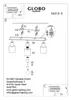 Globo Lighting Strahler Metall schwarz-chrom, Glas Produktbild-Vorschau 12