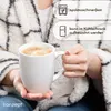 Kaffeebecher aus Porzellan, 300 ml, Set 6er, Kaffee-Tassen Produktbild-Vorschau 4