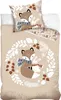 Bettwäsche Mako-Satin Fuchs & Hase, Herbst Motiv 135x200 + Produktbild-Vorschau 1