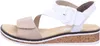 Rieker Damen Keil-Sandaletten Weiß/Beige Voir les images du produit 48