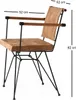 Skye Decor, Penyez - 265, Esszimmerstühle, Braun, 52 x 82 x Produktbild-Vorschau 3