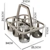A product image showing a bottle carrier with dimensions indicated by text and lines. Produktbild-Vorschau