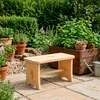 SPRINGOS Holzschemel Hocker Tritthocker massiv 40 cm Kiefer Produktbild-Vorschau 8