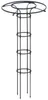 Garten Rund Rankturm Rankgitter - Vertikale Kletterhilfe Produktbild-Vorschau 1