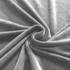 Sofabezug 3 Sitzer 190-230cm - Hellgrau - Samt - Stretch Produktbild-Vorschau 3