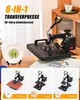 Crenex 8 IN 1 38x30cm Transferpresse T-Shirtpresse Produktbild-Vorschau 2