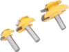 3PCS 1/2in stopka Router Bit 45 stupňov lepidlo kĺb Lock Náhľad obrázku produktu 3
