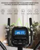 Close-up of an elliptical cross-trainer's console with feature icons and text. Anteprima dell’immagine prodotto