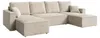 AMBER U Ecksofa U-Form 305x140 cm Cord Schlafsofa Produktbild-Vorschau 2