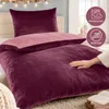 Bettwäsche Winter Flausch Cashmere Touch Uni Wende warm 2 Produktbild-Vorschau 2