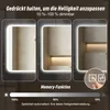 60×120cm LED Badezimmerspiegel mit Milchglasrand & Produktbild-Vorschau 7