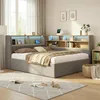 Flieks Hydraulisches Schlafsofa 140x190cm mit Stauraum, Produktbild-Vorschau 2