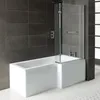 Raumsparwanne SYNA 167,5x85/70 cm rechts, mit Wannenträger Produktbild-Vorschau 1