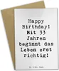 Mr. & Mrs. Panda Grußkarte Spruch 33. Geburtstag - Weiß - Produktbild-Vorschau 1