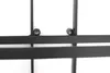 A close-up view of a black metal wine rack, showing the connection points between horizontal and vertical bars. Náhled obrázku produktu
