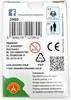 The back of a product box with various labels, barcodes, and information. Podgląd zdjęcia produktu