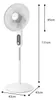 Philips 1000 series CX1220/00, Domáci lopatkový ventilátor, Náhľad obrázku produktu 3