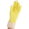 A yellow household glove with a beige cuff. Anteprima dell’immagine prodotto