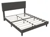 UnboxG Polsterbett 160x200cm Graues Leinen, Gepolstertes Produktbild-Vorschau 10