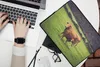 MuchoWow® Laptop Hülle 13 Zoll Kühe - Horn - Grün Produktbild-Vorschau 2
